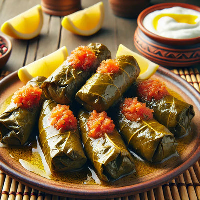 Fyldte Vindrueblade (Dolma)