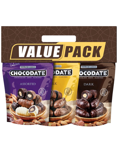 Chocodate assorted VALUE PACK 80g
