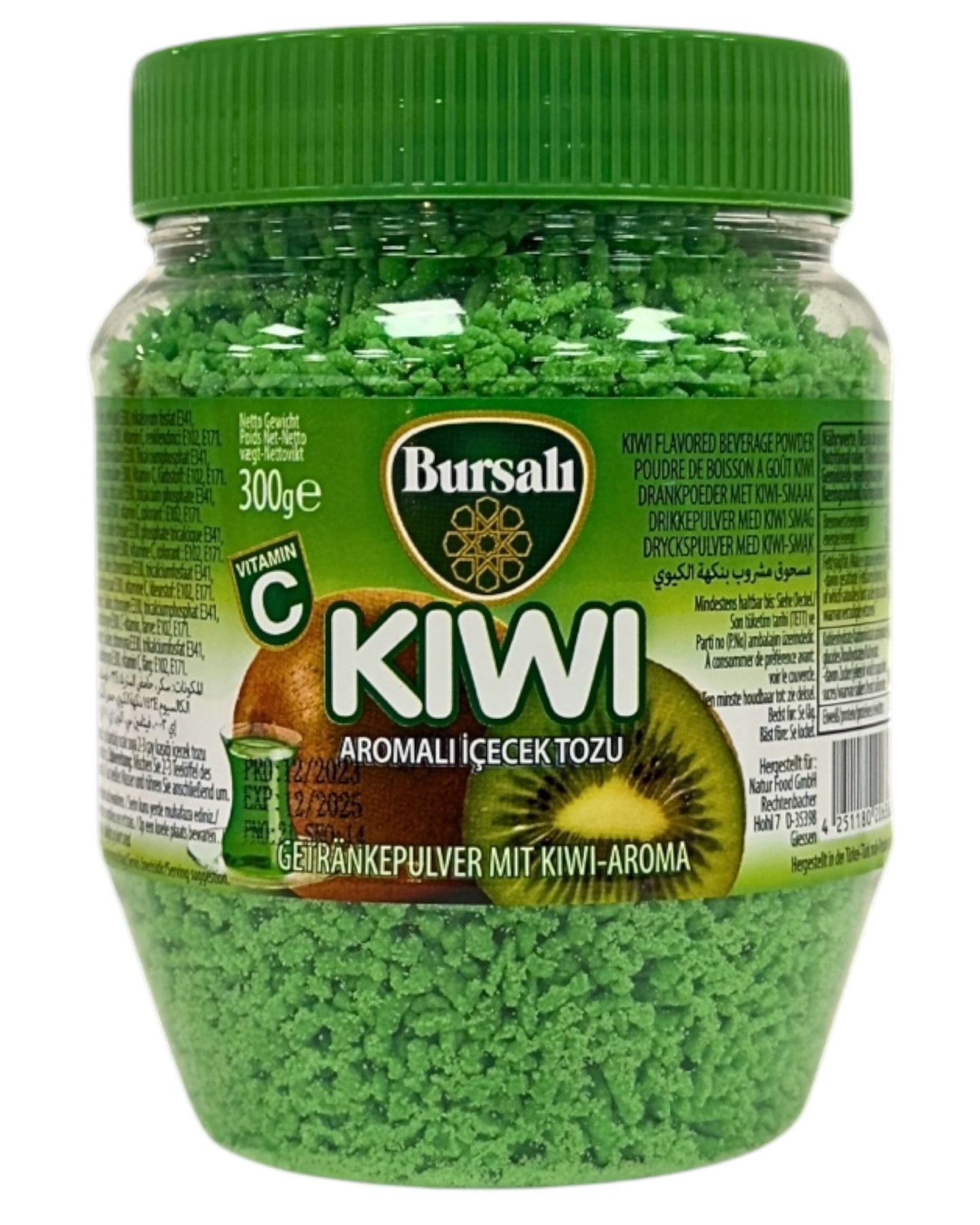 Kiwi aromatiseret pulver 300g