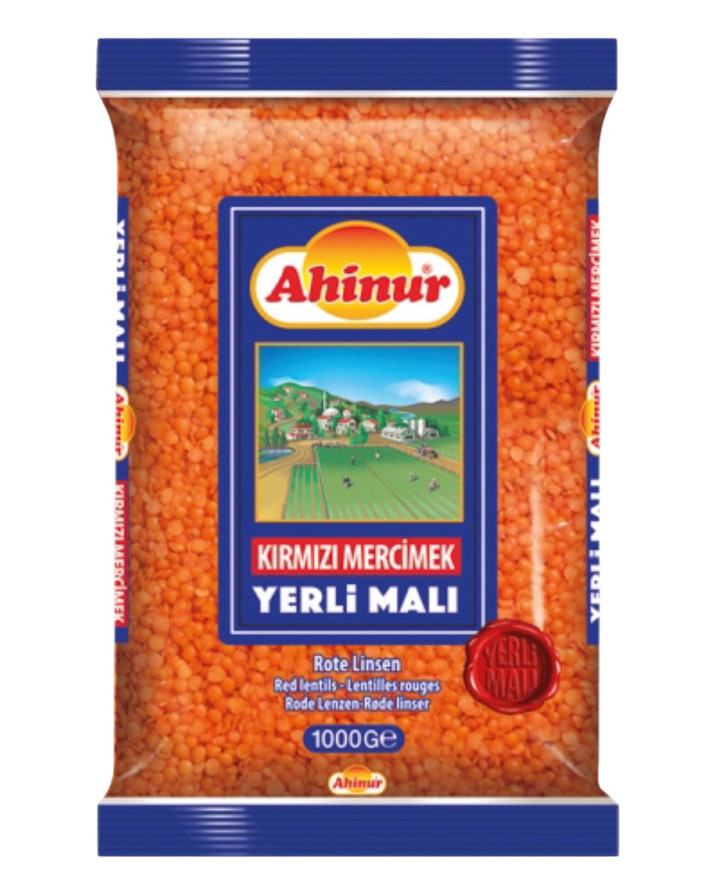 Røde linser hel 1 kg