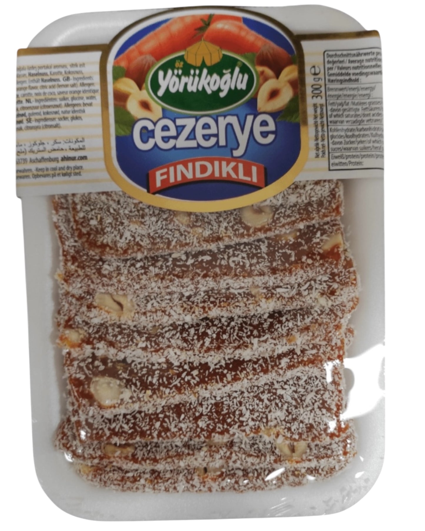 Cezerye med hasselnødder 300g