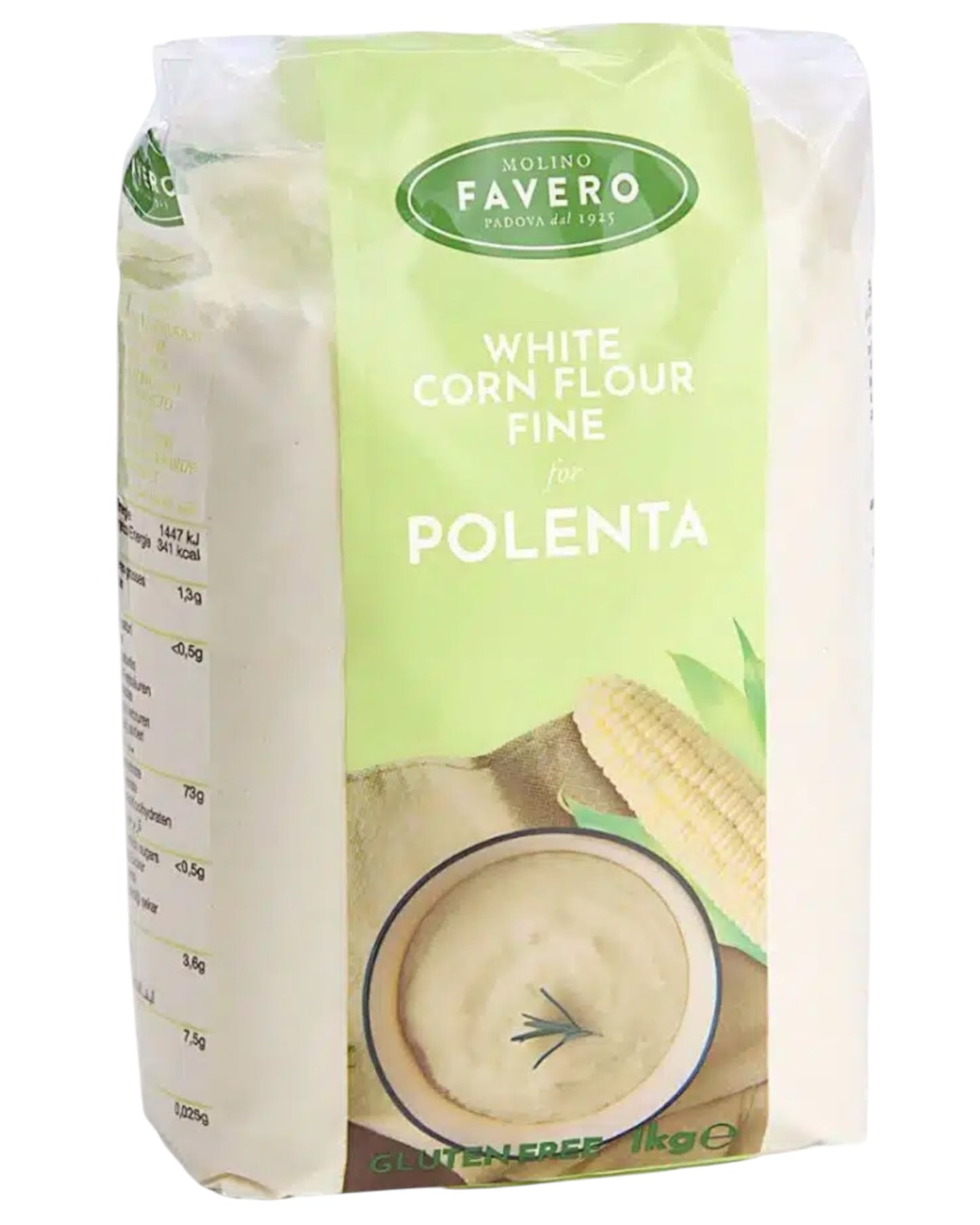 Polenta hvid majsmel fin 1kg